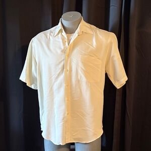 Men's Classic Cream Button Down Shirt